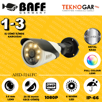 BAFF AHD-5241FC 3.6mm 2MP 6 WARM LED