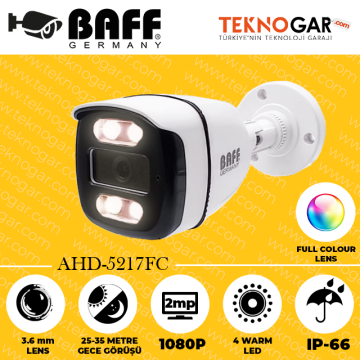 BAFF AHD-5217FC 3.6mm 2MP 4 WARM LED