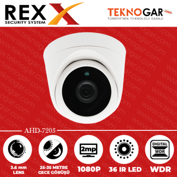 REX AHD-7205 3.6mm 2MP 36 IR LED