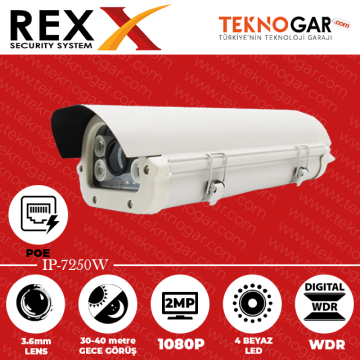 REX IP-7250W 3.6mm 2MP 4 BEYAZ LED