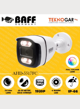 BAFF AHD-5517FC 3.6mm 5MP 4 WARM LED
