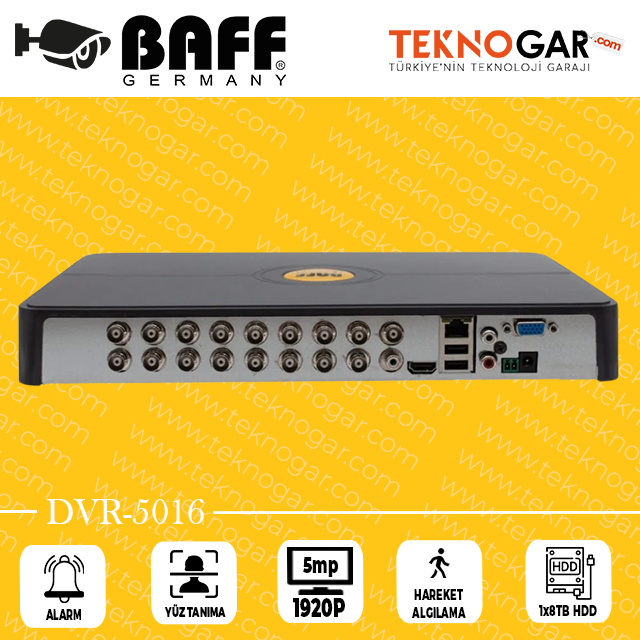 BAFF DVR 5016 16CH 5MP XMEYE H265