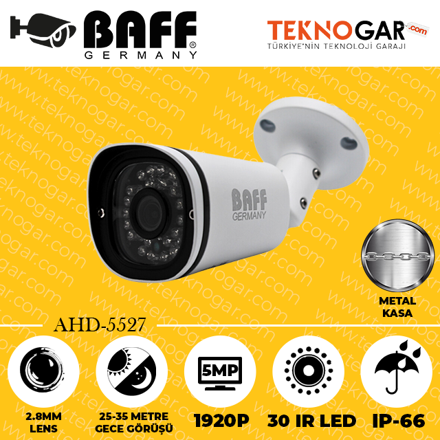 BAFF AHD-5527 2.8mm 5MP 30 IR LED