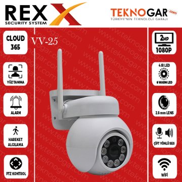 REX SMART VV-25 WİFİ-SPEED DOME PTZ