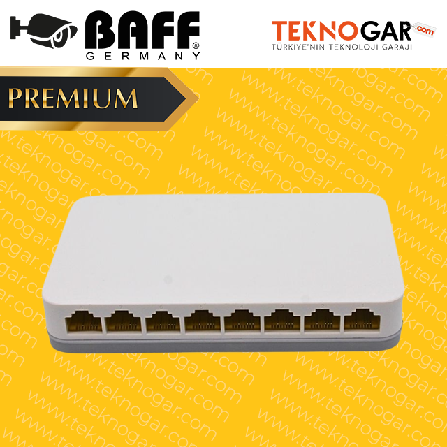 BAFF 8 PORT SWITCH SW-08 (2025 SERİSİ)