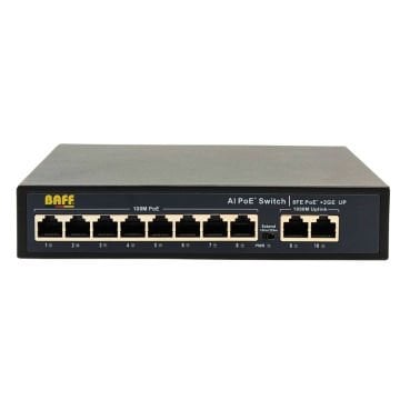 BAFF POE-082G GIGABIT AI POE SWITCH 8 PORT (2025 SERİSİ)