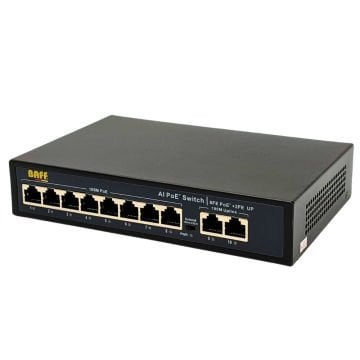 BAFF POE-082G GIGABIT AI POE SWITCH 8 PORT (2025 SERİSİ)