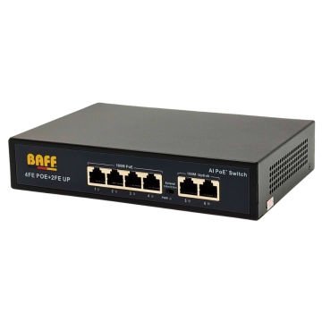 BAFF POE-042 AI 4 PORT POE SWITCH (2025 SERİSİ)