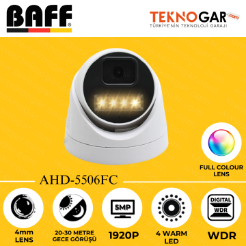 BAFF AHD-5506FC 4mm 5MP 4 WARM LED