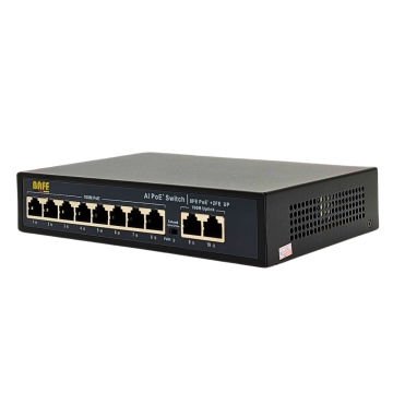 BAFF POE-08 2 AI 8 PORT POE SWITCH (2025 SERİSİ)
