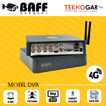 BAFF MOBİL DVR 8CH