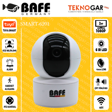 BAFF SMART-6201 KAMERA TUYA SMART (MİKROFONLU)