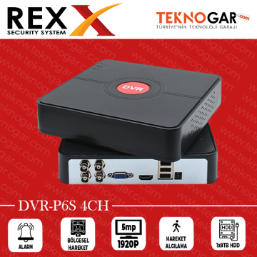 REX DVR-P6S 4CH 5MP H265