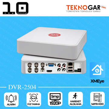 TEN DVR-2504 4CH 5MP XMEYE H265