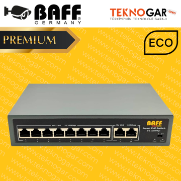 BAFF POE-2082 8 PORT POE SWITCH