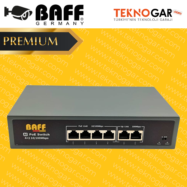 BAFF POE-2042 4 PORT POE SWITCH