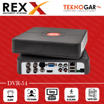 REX XM DVR-54 4CH 5MP XMEYE