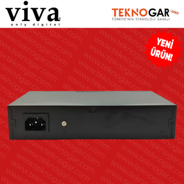 VIVA POE-128 8 PORT POE SWITCH