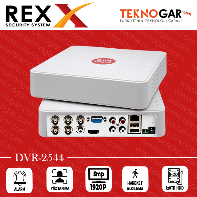 REX DVR-2544 4CH 5MP XM XMEYE