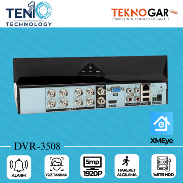 TEN TECH DVR-3508 8CH 5MP XM XMEYE
