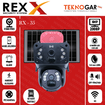 REX RX-35AI 4G SOLAR KAMERA