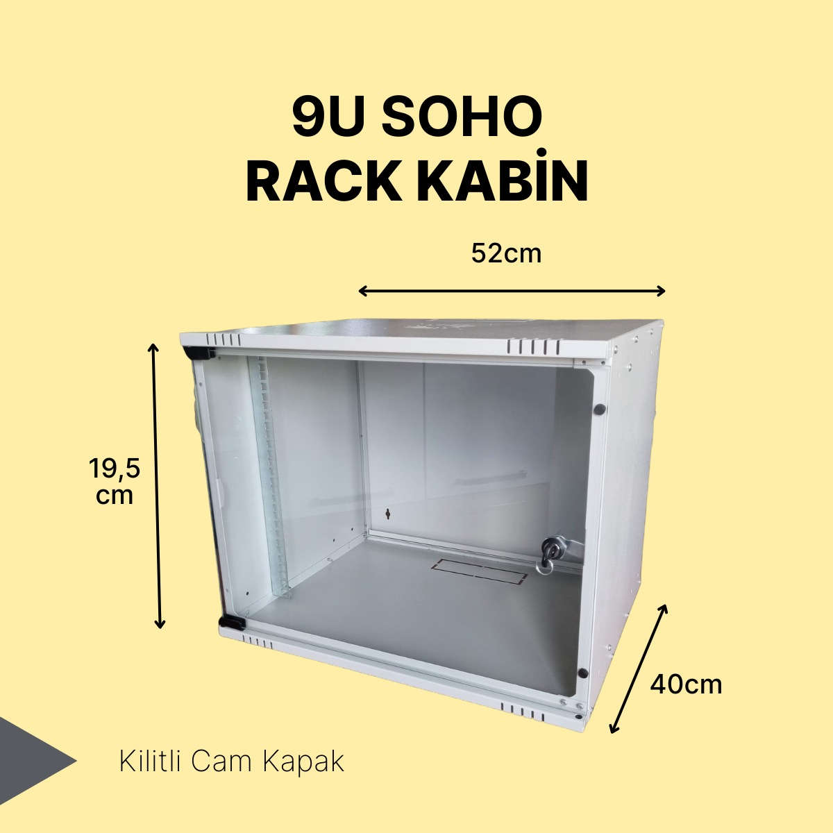 9U SOHO RACK KABİNET
