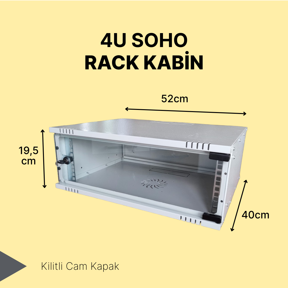 4U SOHO RACK KABİNET