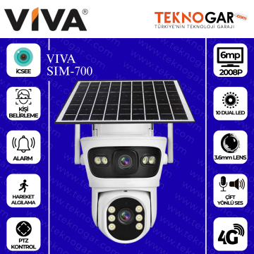 VIVA SIM-700 AOV 4G+SOLAR ICSEE DUAL KAMERA