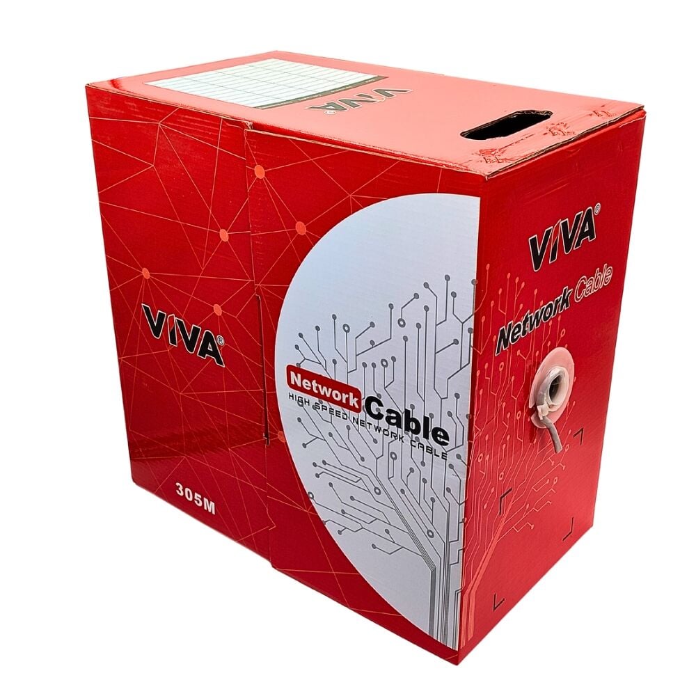 VİVA CAT6 KABLO 24AWG 6mm 305mt