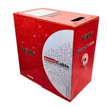 VİVA CAT6 KABLO 24AWG 6mm 305mt