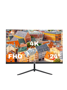 BAFF BM-24H 24'' Sesli 4K Güvenlik Monitörü HDMI VGA LED Monitör