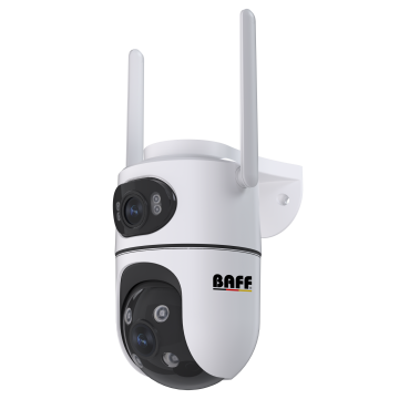 BAFF ICS-5637 6MP Çift Lens WiFi Akıllı Güvenlik Kamerası AI Hareket Takipli