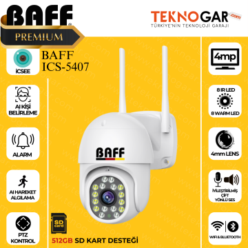 BAFF ICS-5407 GERÇEK 4MP AKILLI KAMERA