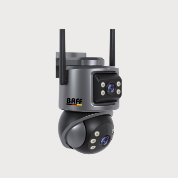BAFF ICS-5632 6MP Çift Kameralı WiFi Akıllı Güvenlik Kamerası AI Hareket Takipli ICSee Destekli