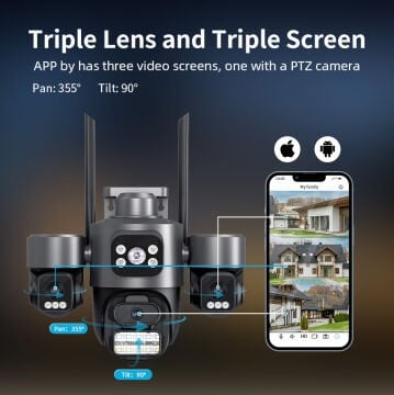 VİVA ICS-331 3MP 3 KAMERALI AKILLI KAMERA