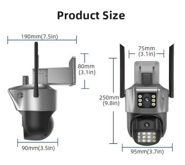 VİVA ICS-223 6MP 2 KAMERALI AKILLI KAMERA