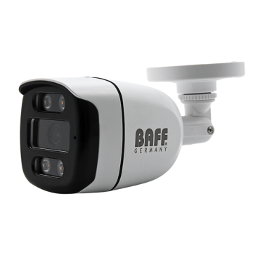 BAFF IP-5517FCM 3.6mm 5MP 4 WARM LED POE + MİKROFON